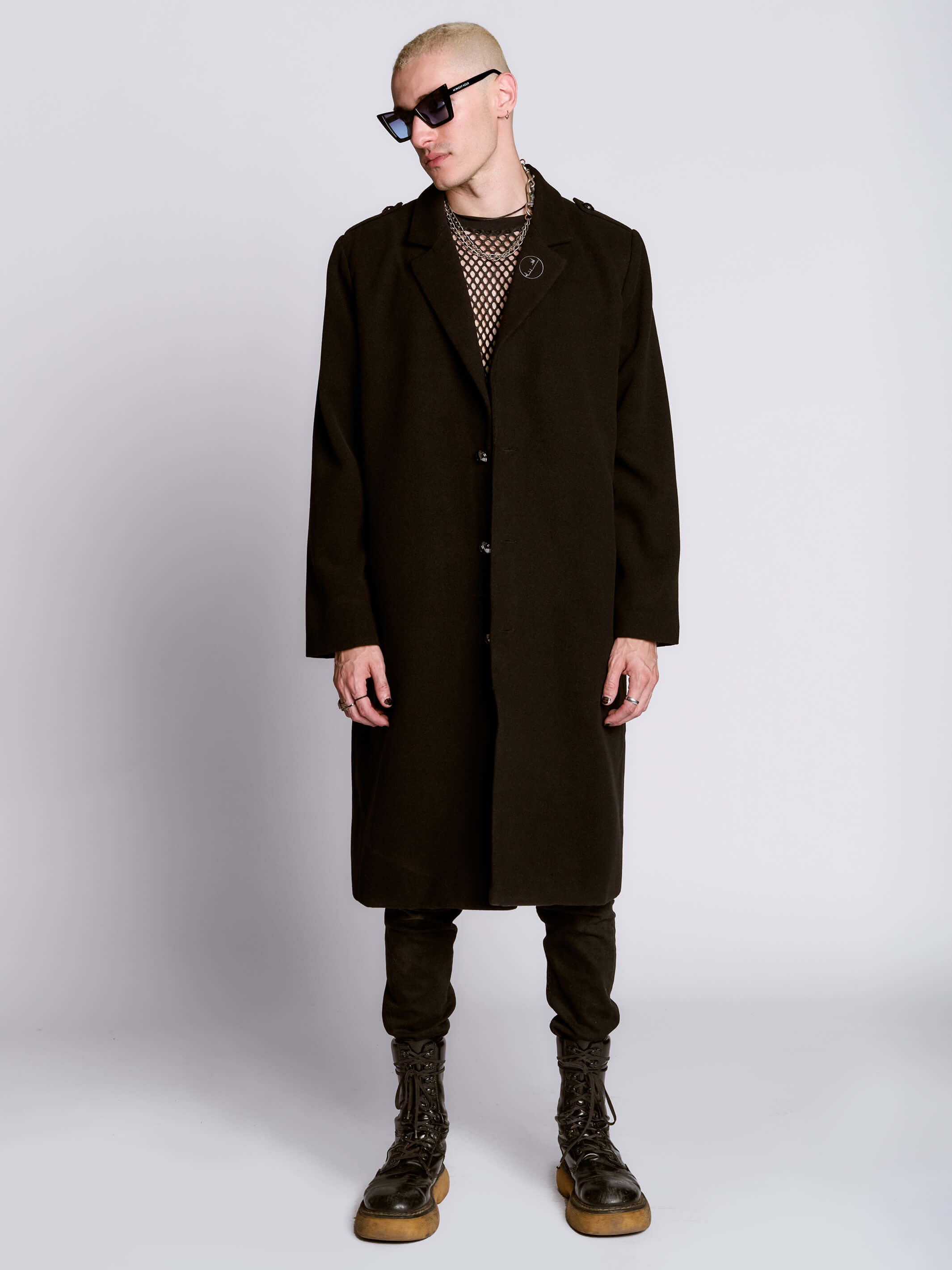 BAUHAUS MENS WOOL COAT
