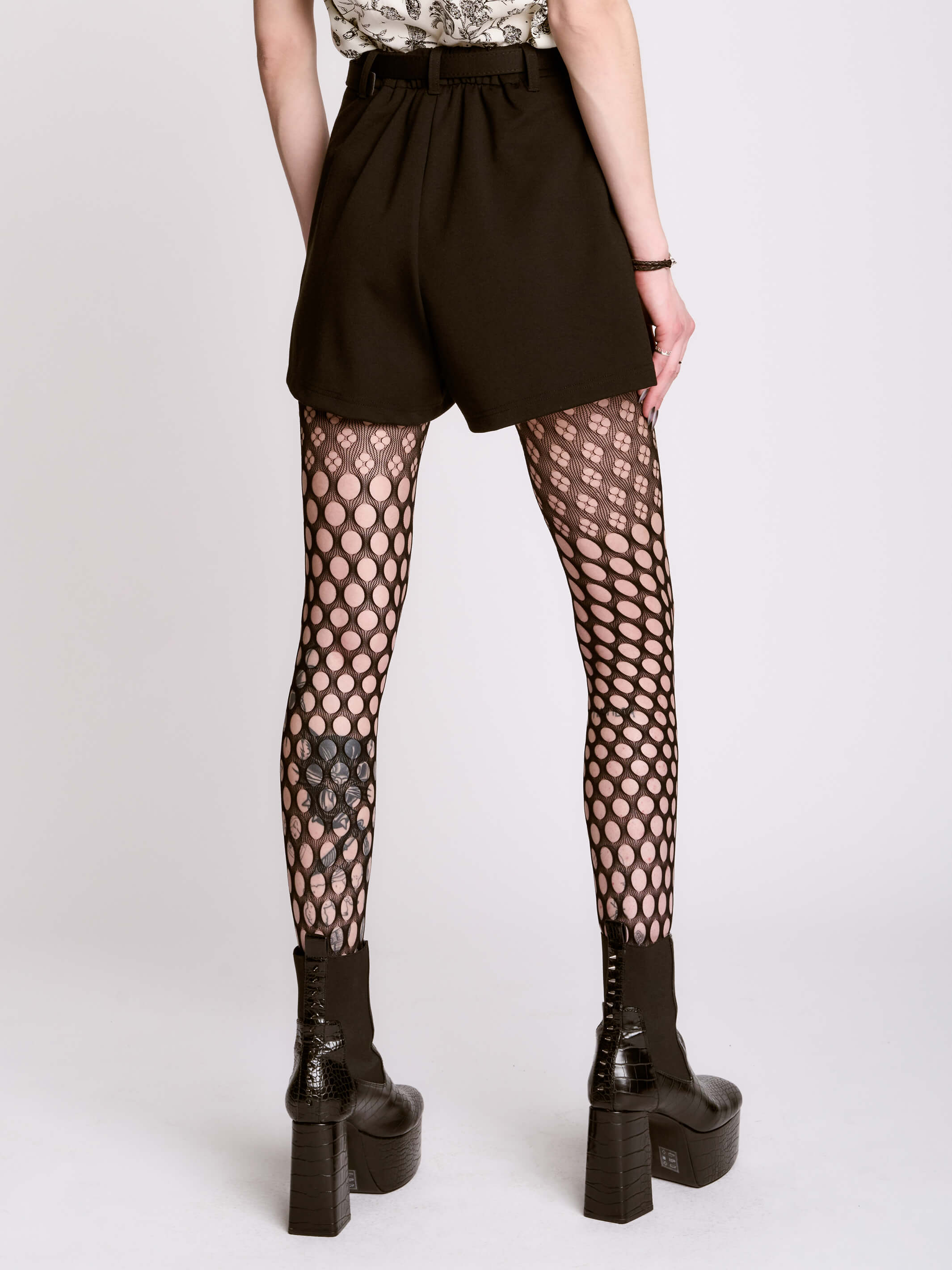 BLACK SKORT