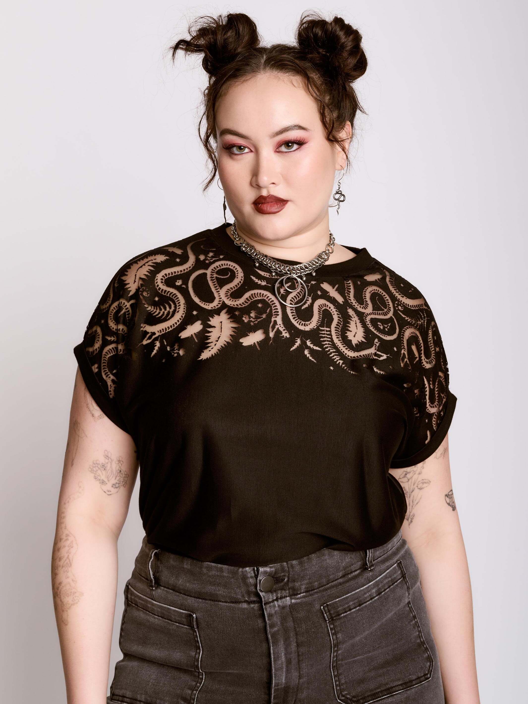 BURNOUT SNAKE BABY Tee