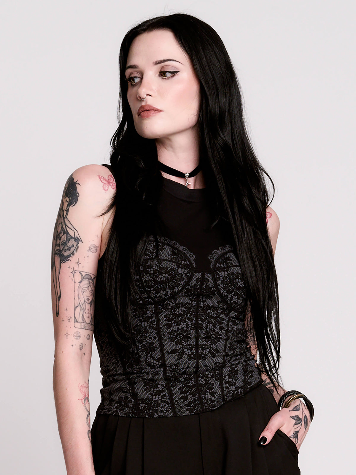 Trompe L'oeil Corset Top