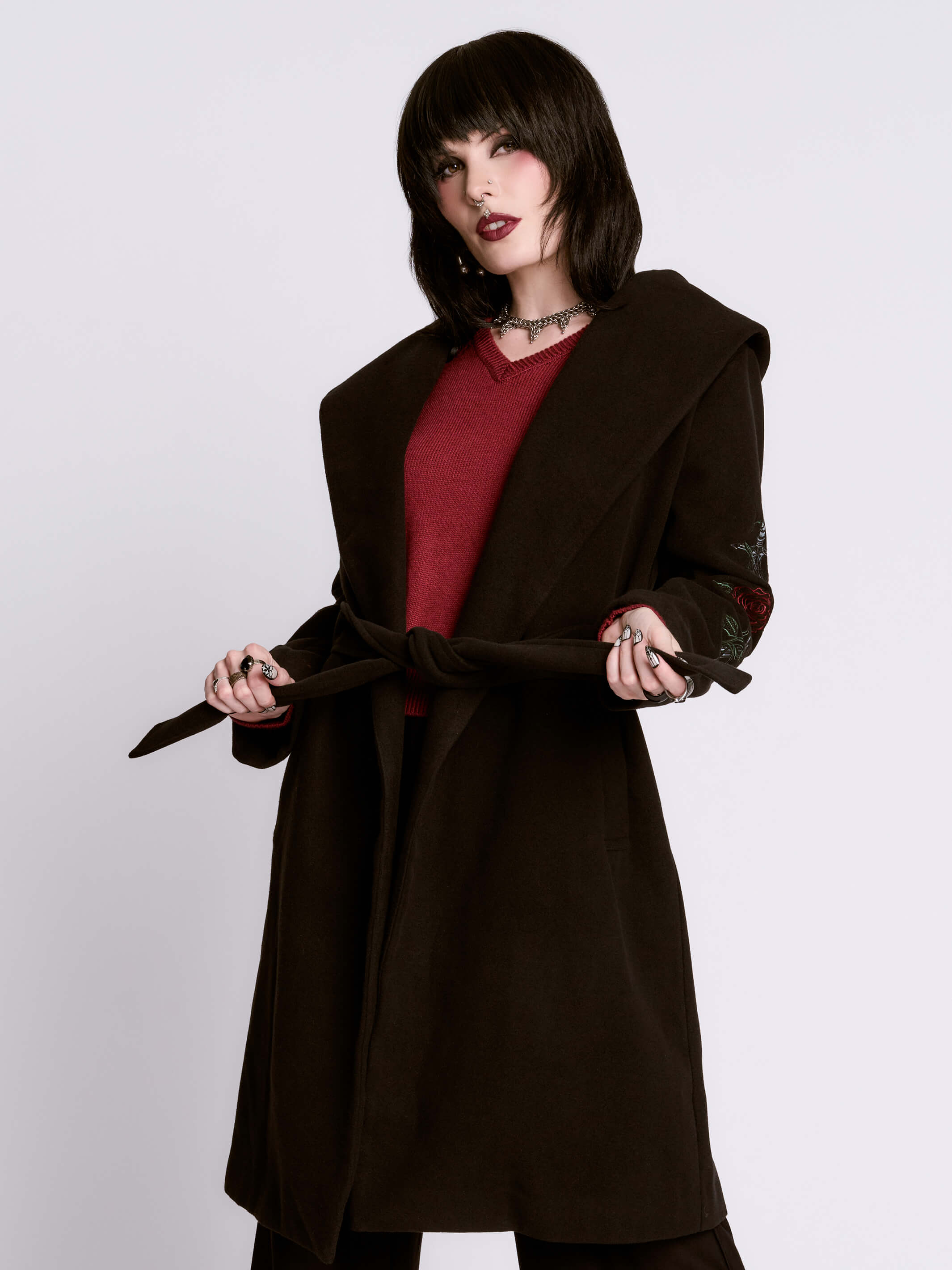 Dagger HOODED WOOL CLOAK