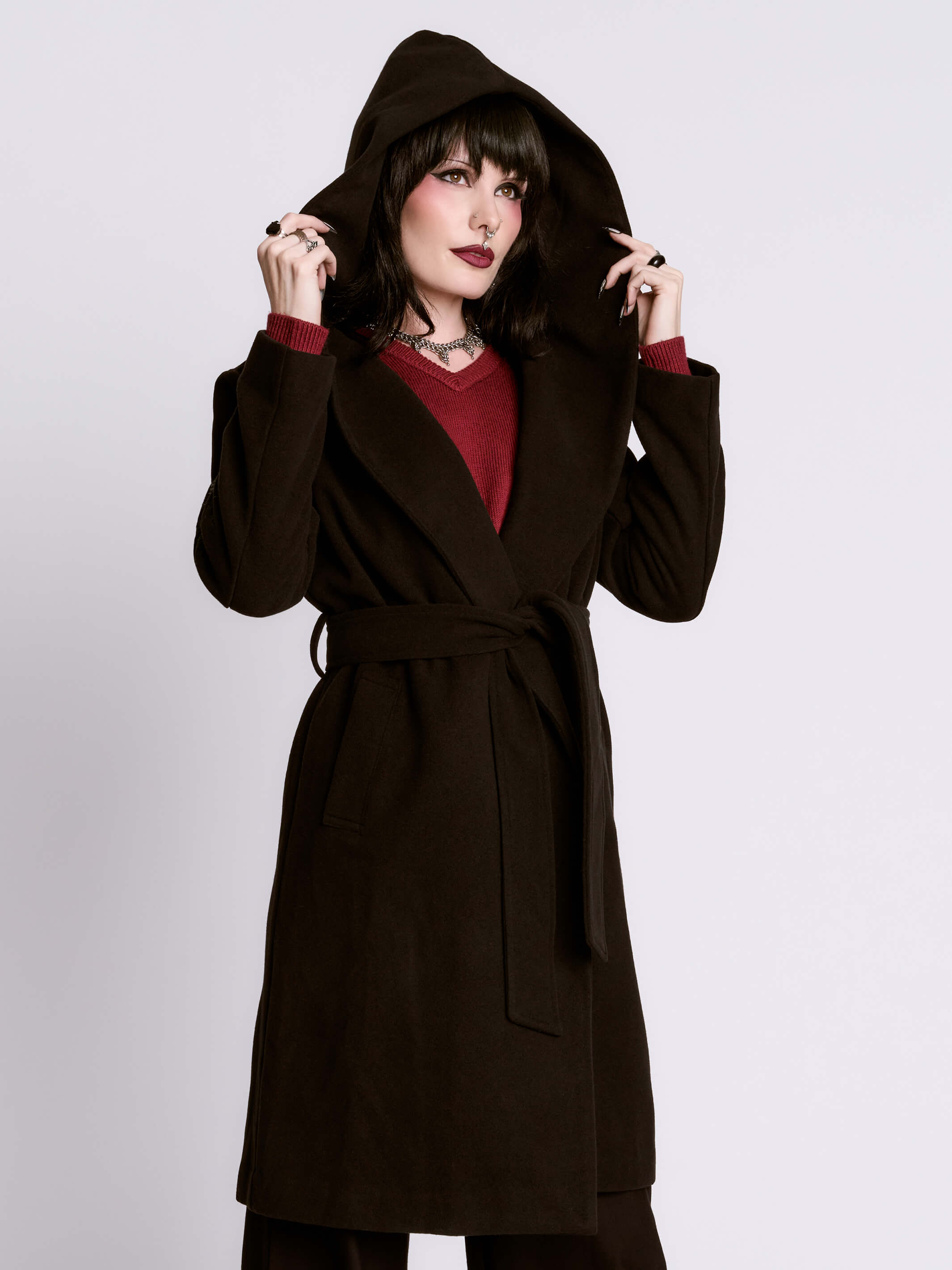 Dagger HOODED WOOL CLOAK
