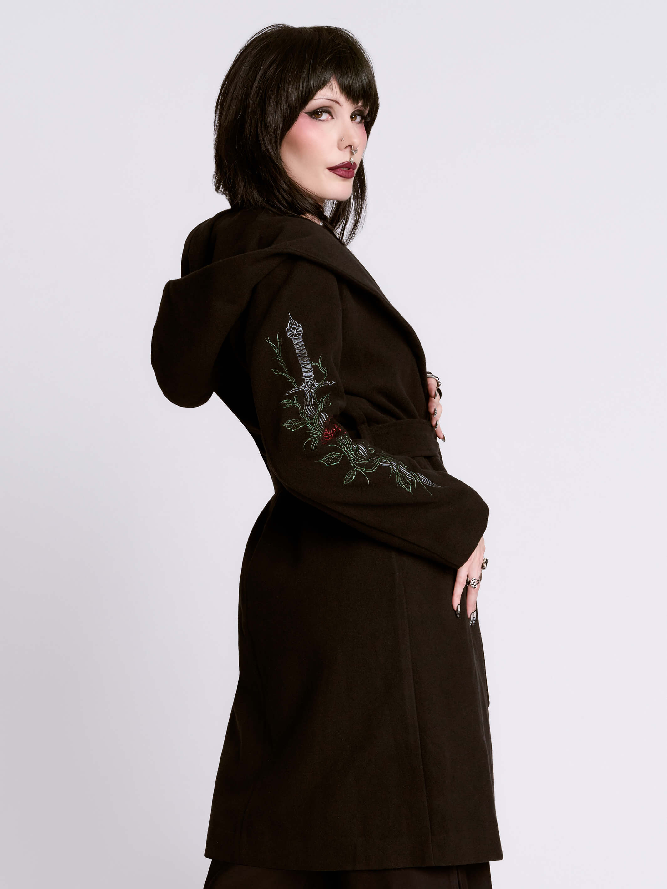Dagger HOODED WOOL CLOAK