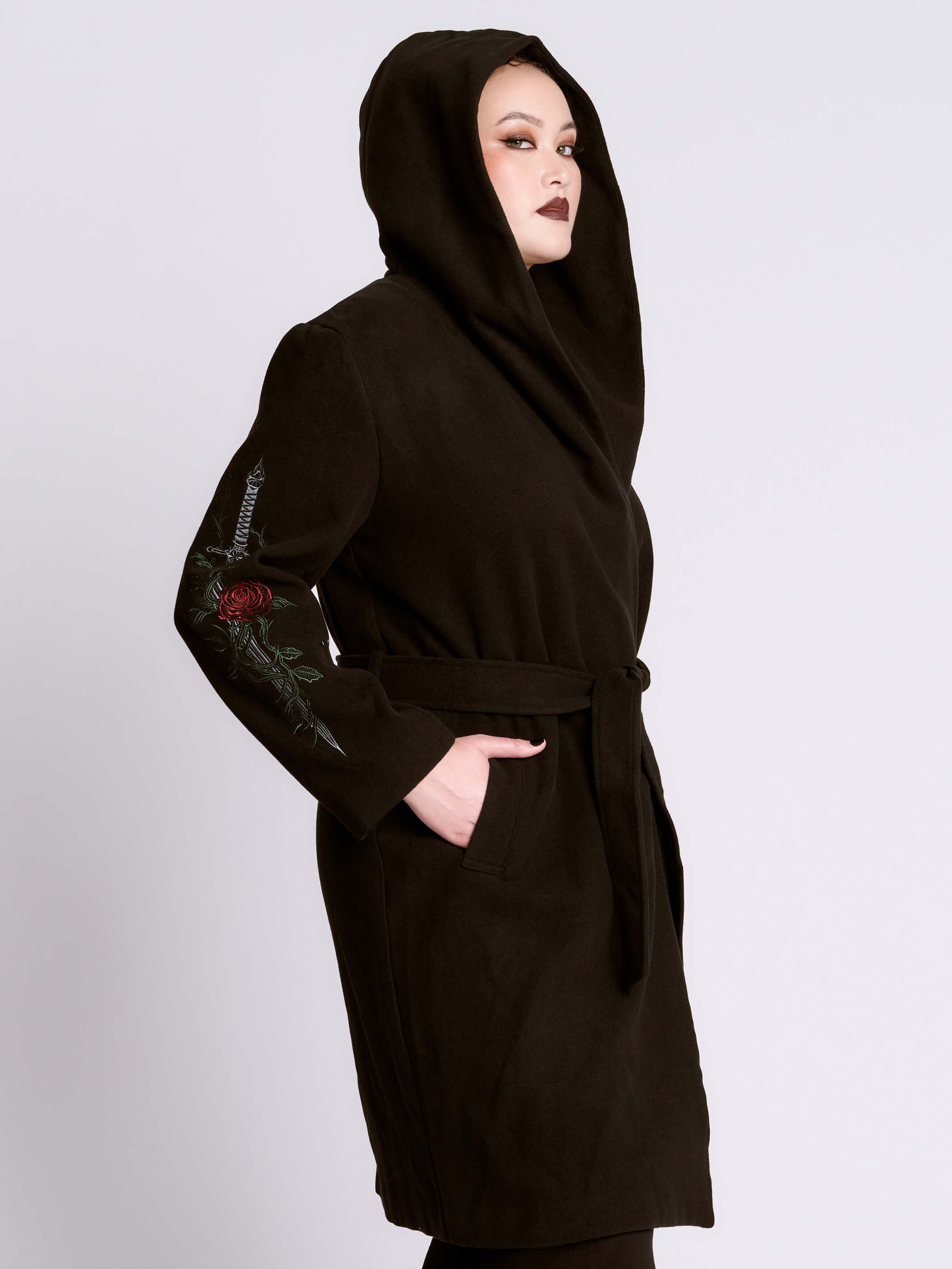 Dagger HOODED WOOL CLOAK