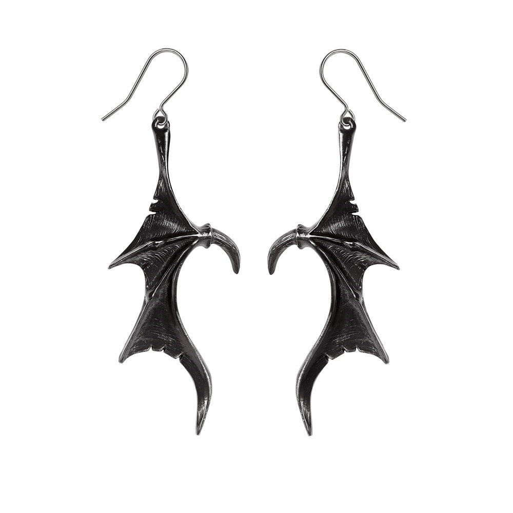 Wings of Midnight Earring