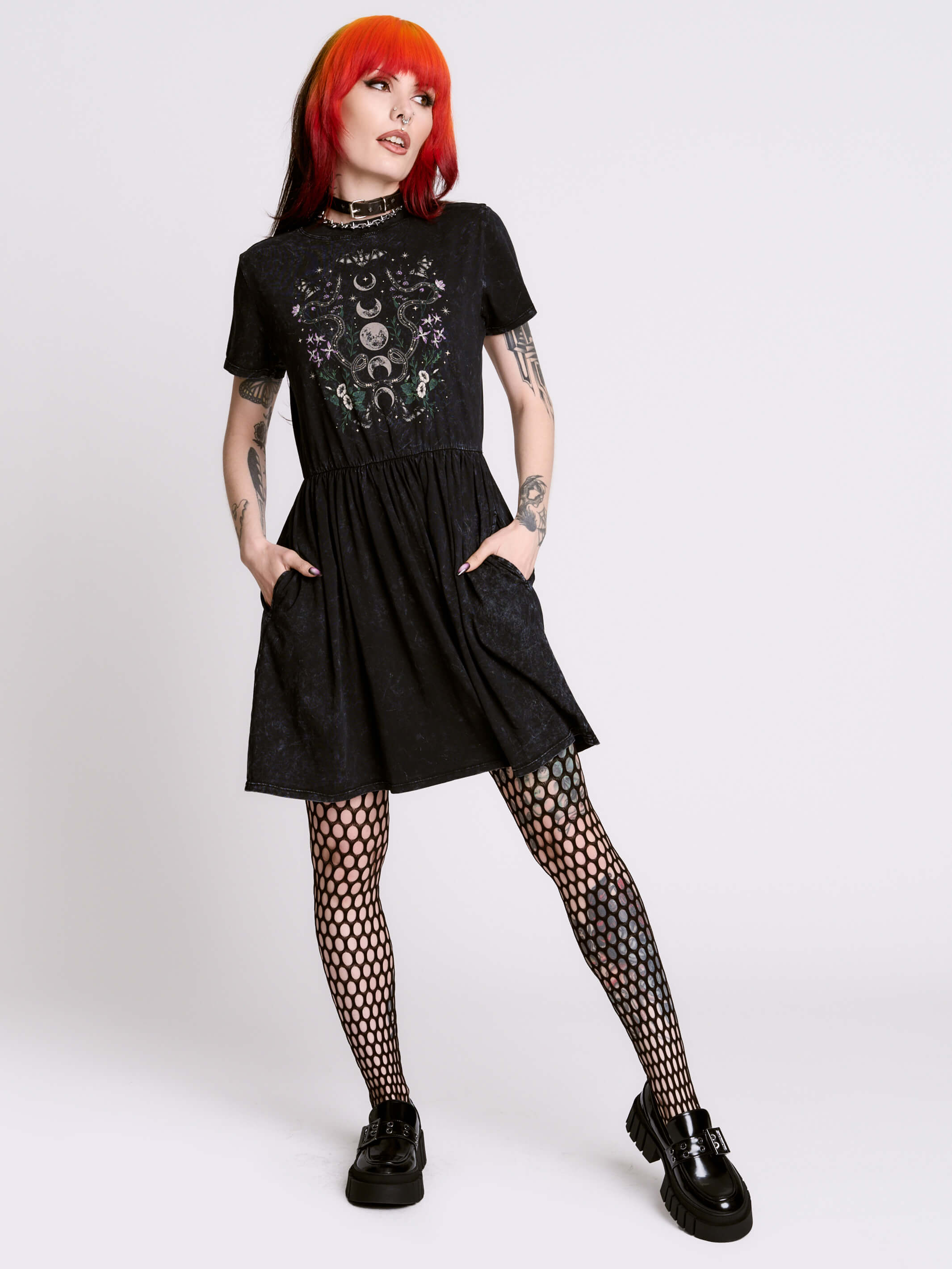 MOON GARDEN BABY DOLL DRESS