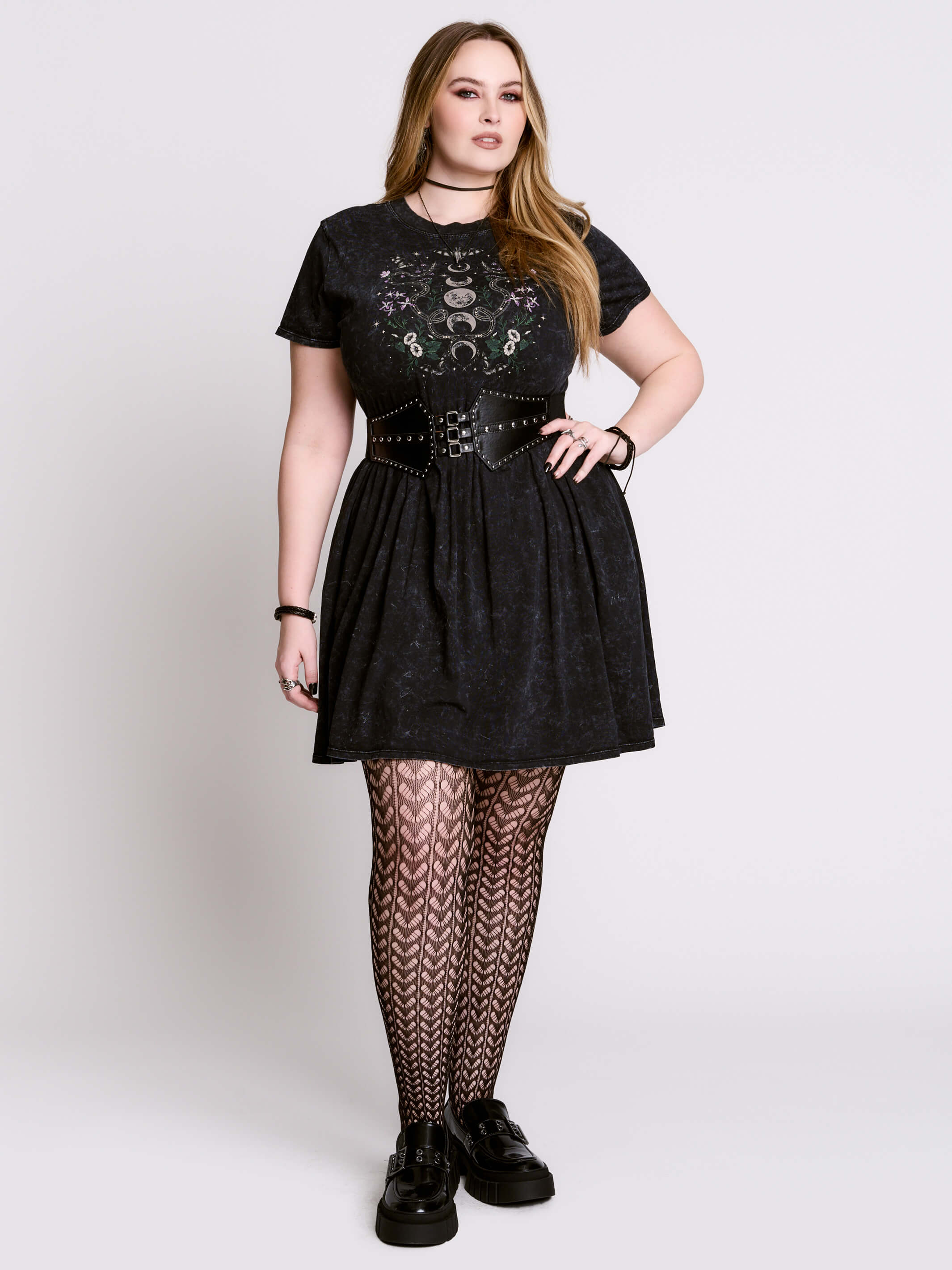 MOON GARDEN BABY DOLL DRESS