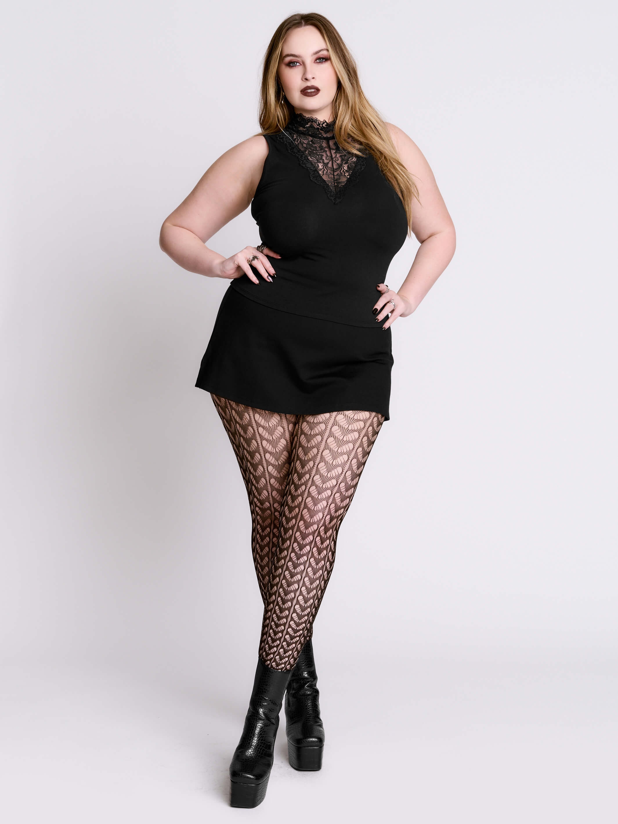 Black Lace Top