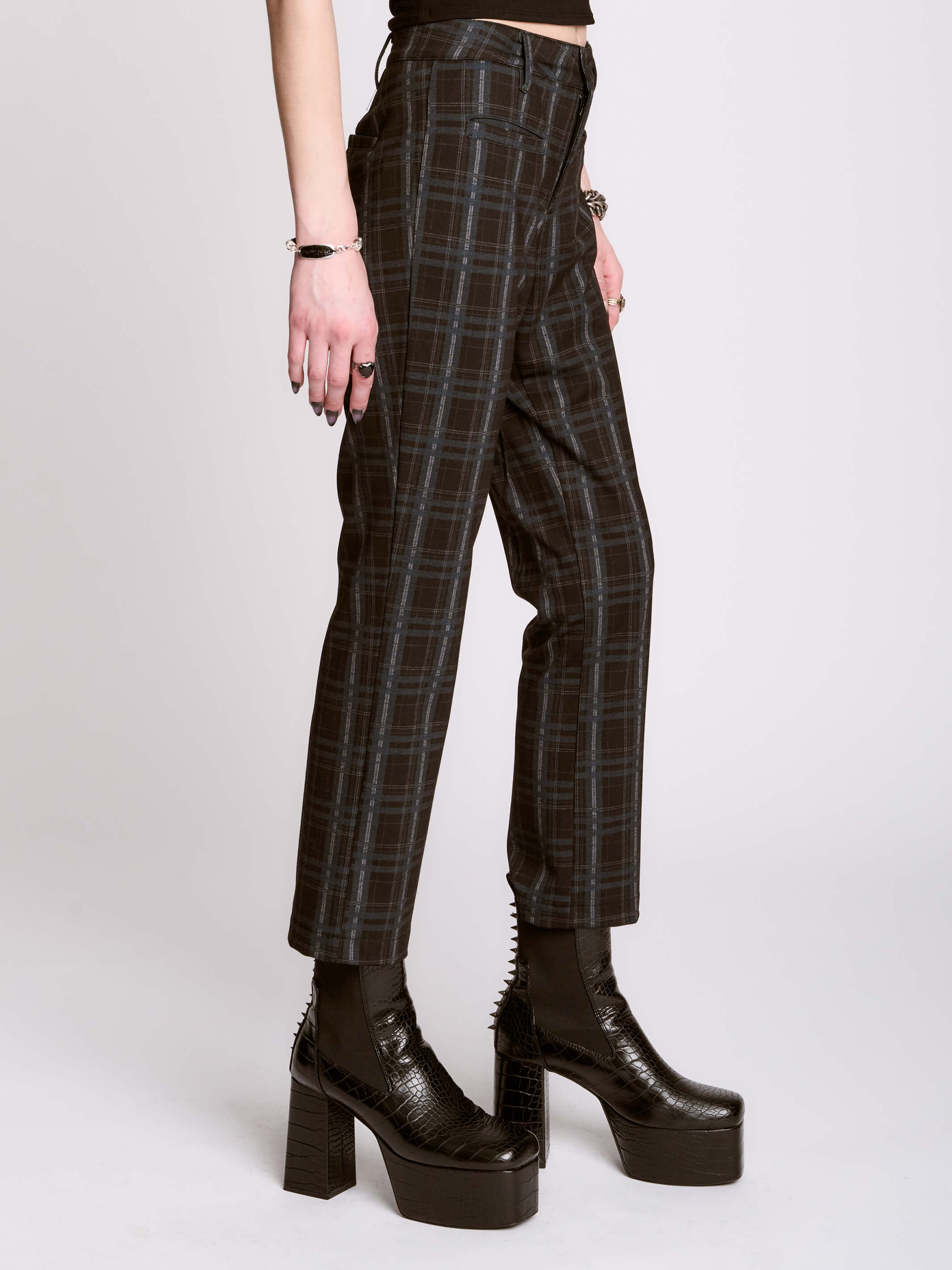 lichen plaid trouser
