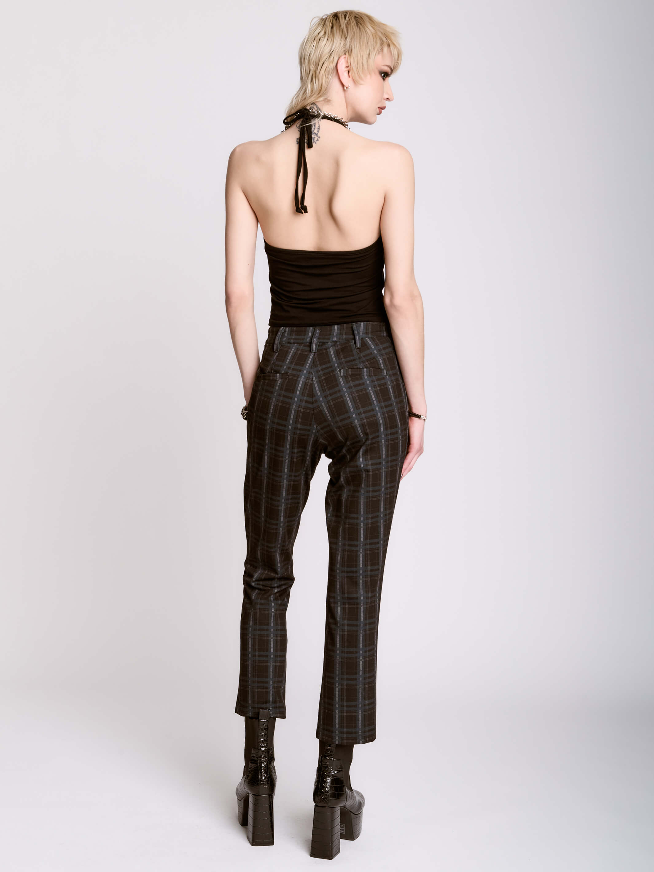 lichen plaid trouser