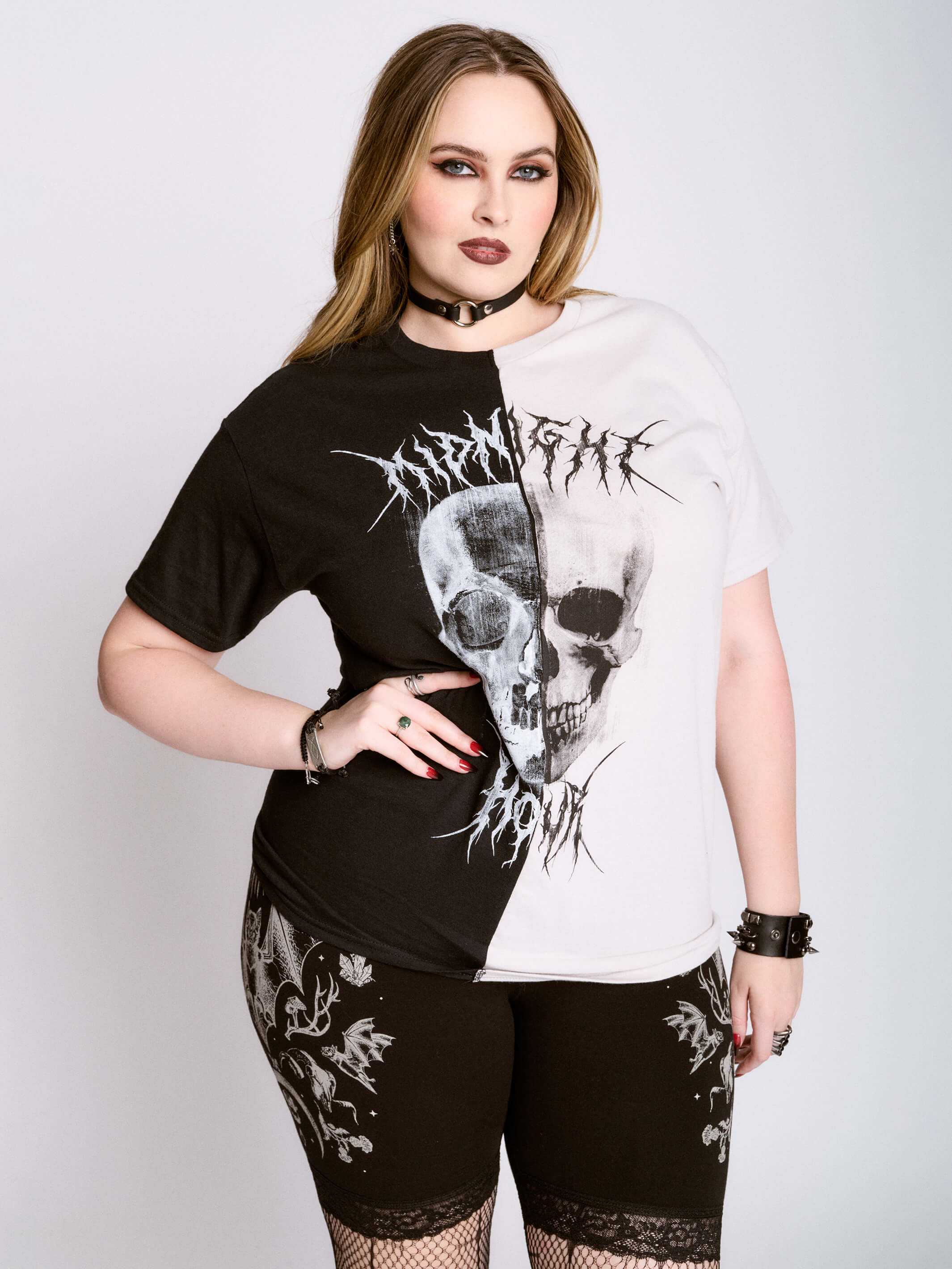SPLIT SKULL T-SHIRT