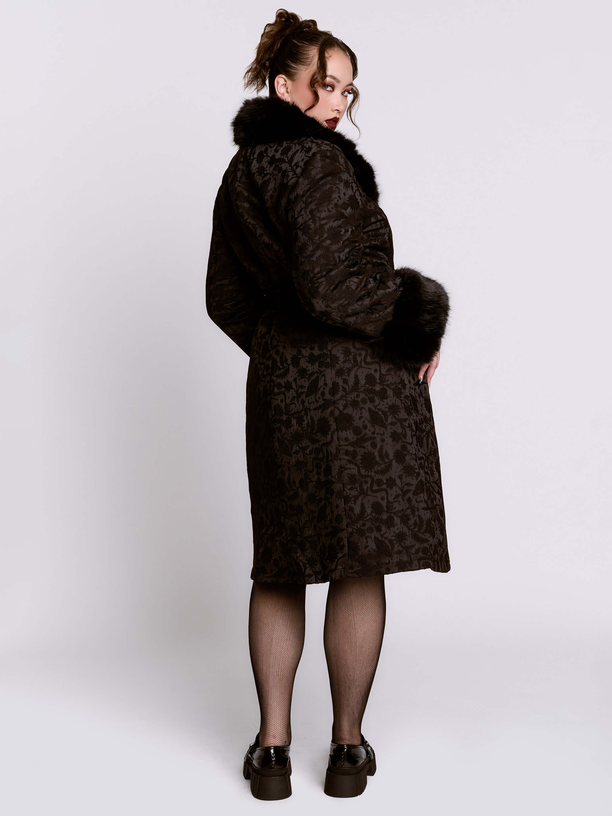 Svetlana Brocade Coat