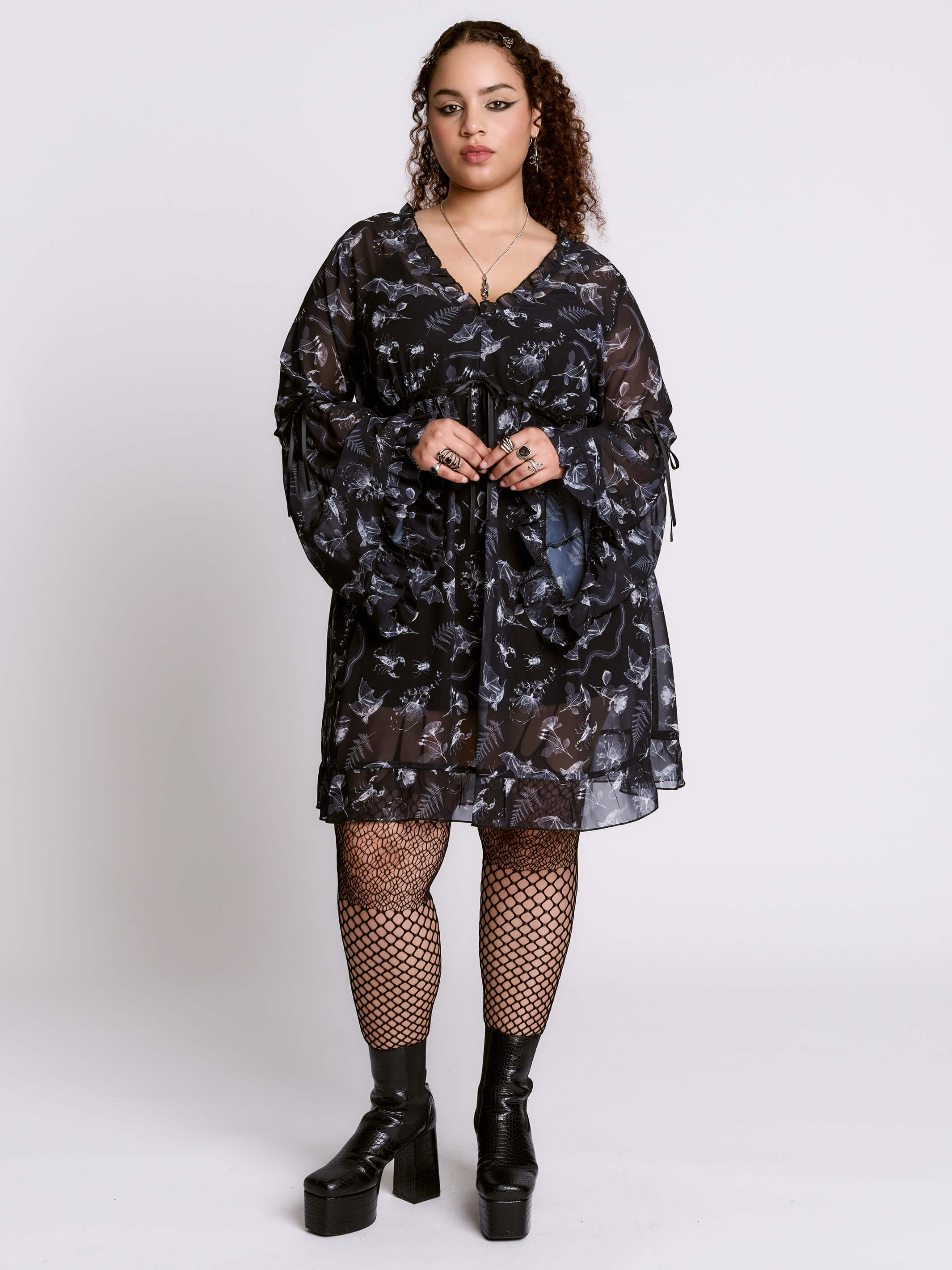 Xray Peasant Dress