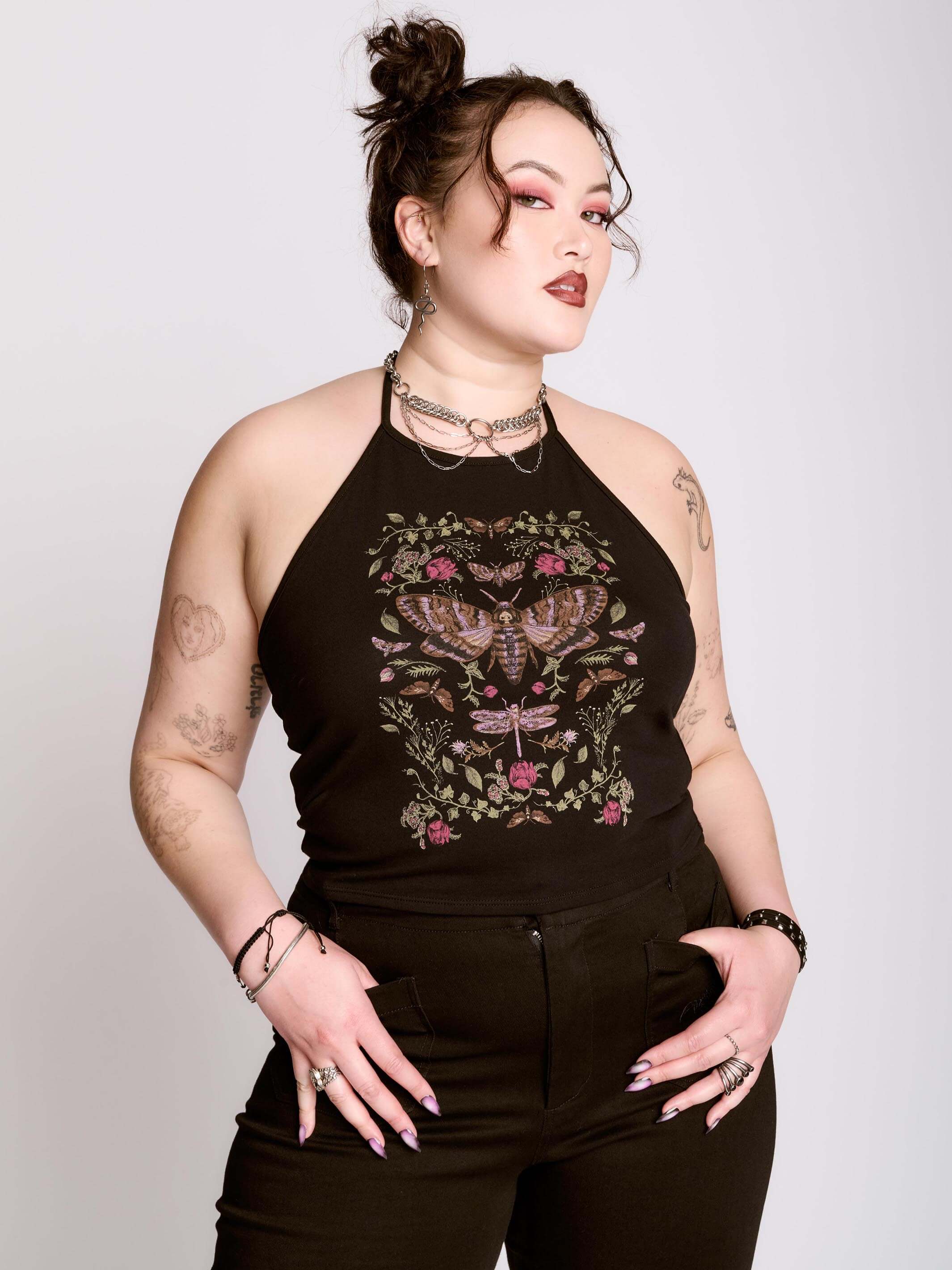 Creeping Ivy Halter Top