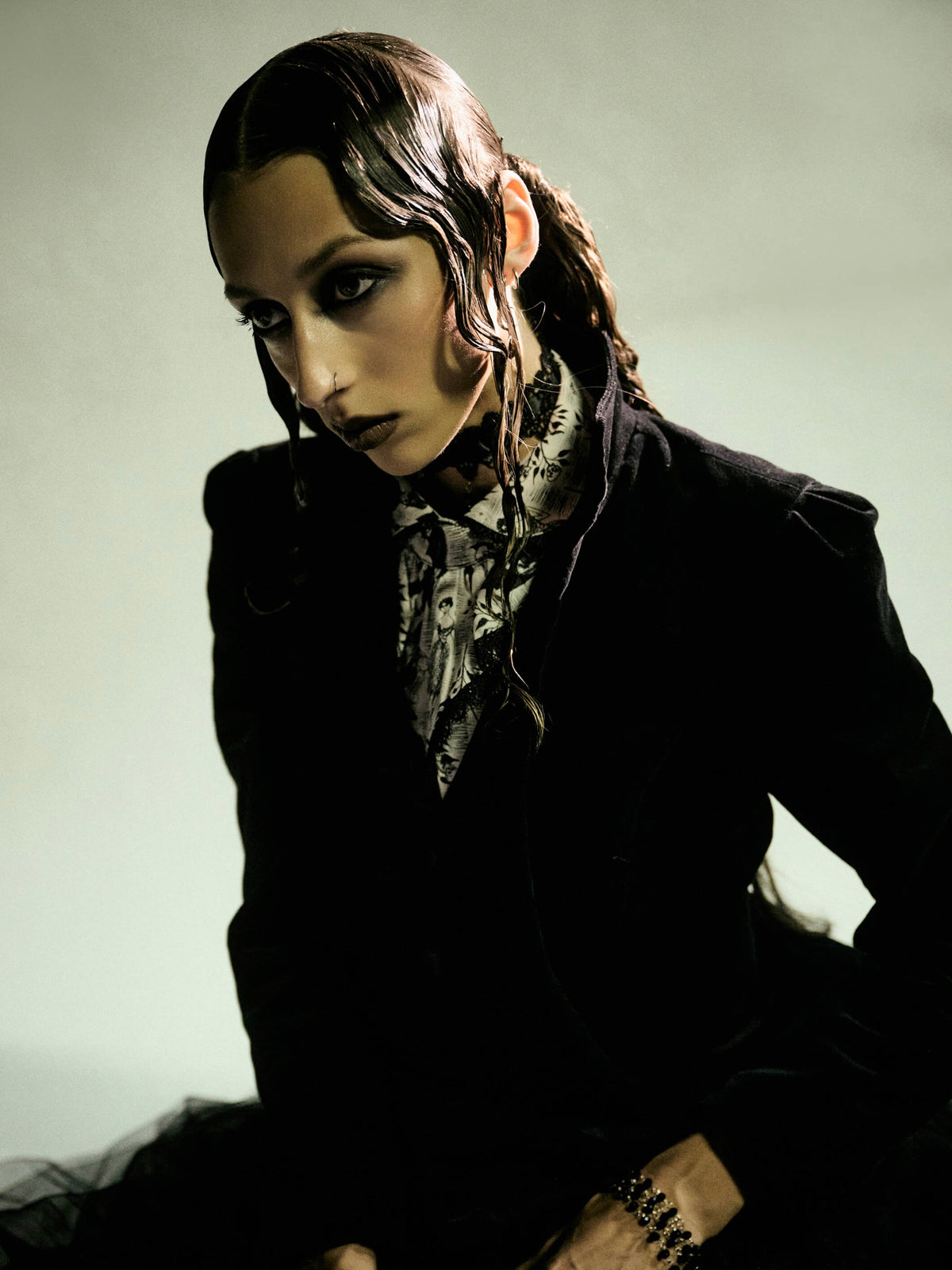 Edward Gorey victorian velvet jacket
