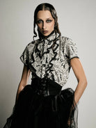 Edward Gorey Victorian blouse