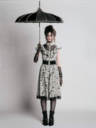 Edward Gorey Victorian dress