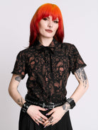 ANTIQUE SKULL BLOUSE