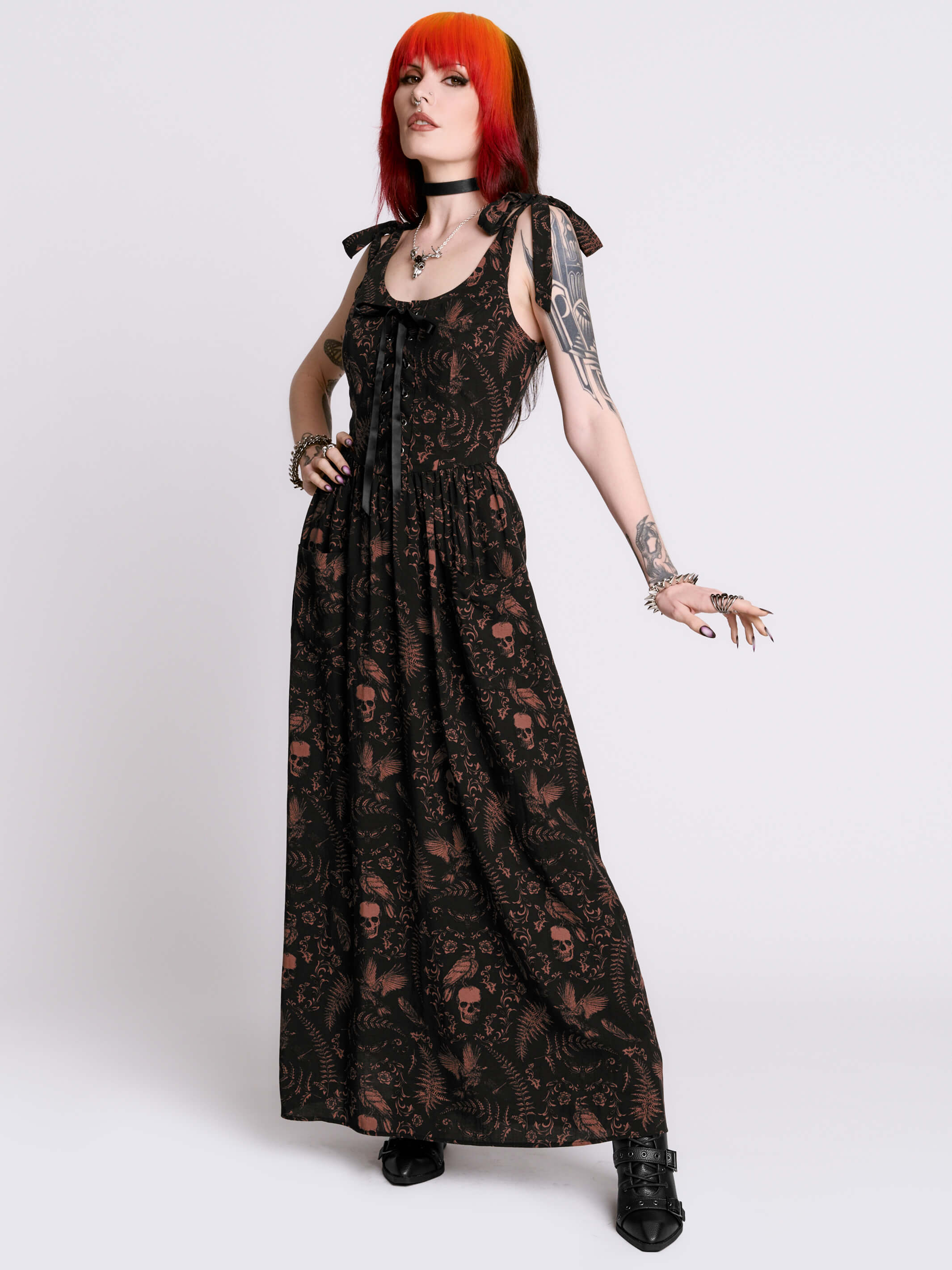 ANTIQUE SKULL SUN DRESS