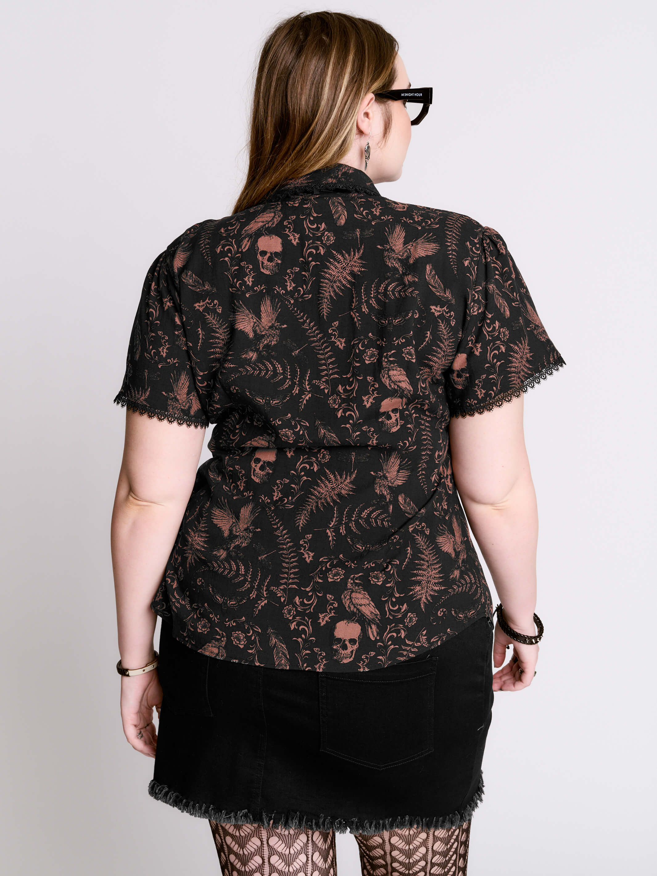 ANTIQUE SKULL BLOUSE