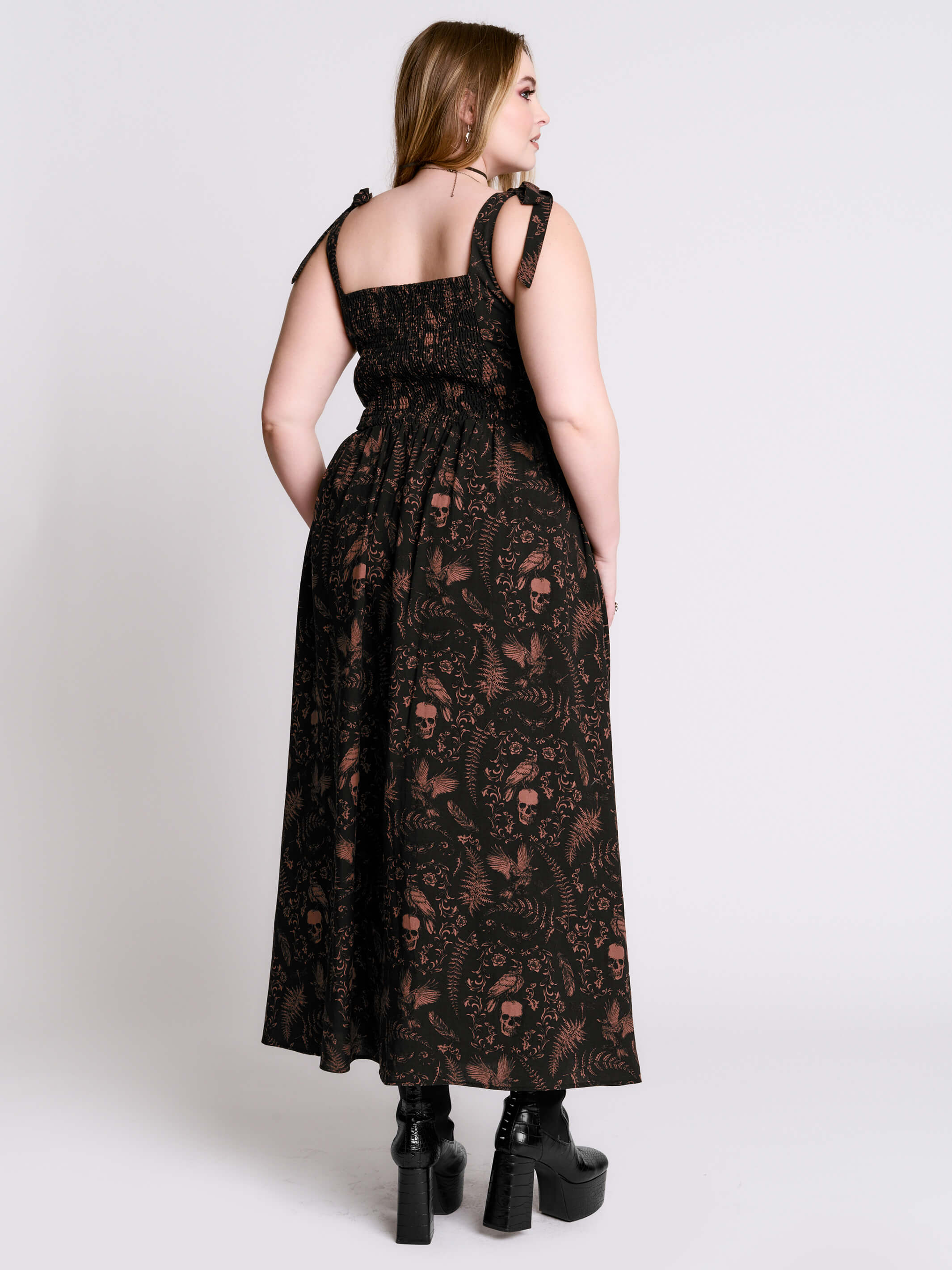 ANTIQUE SKULL SUN DRESS