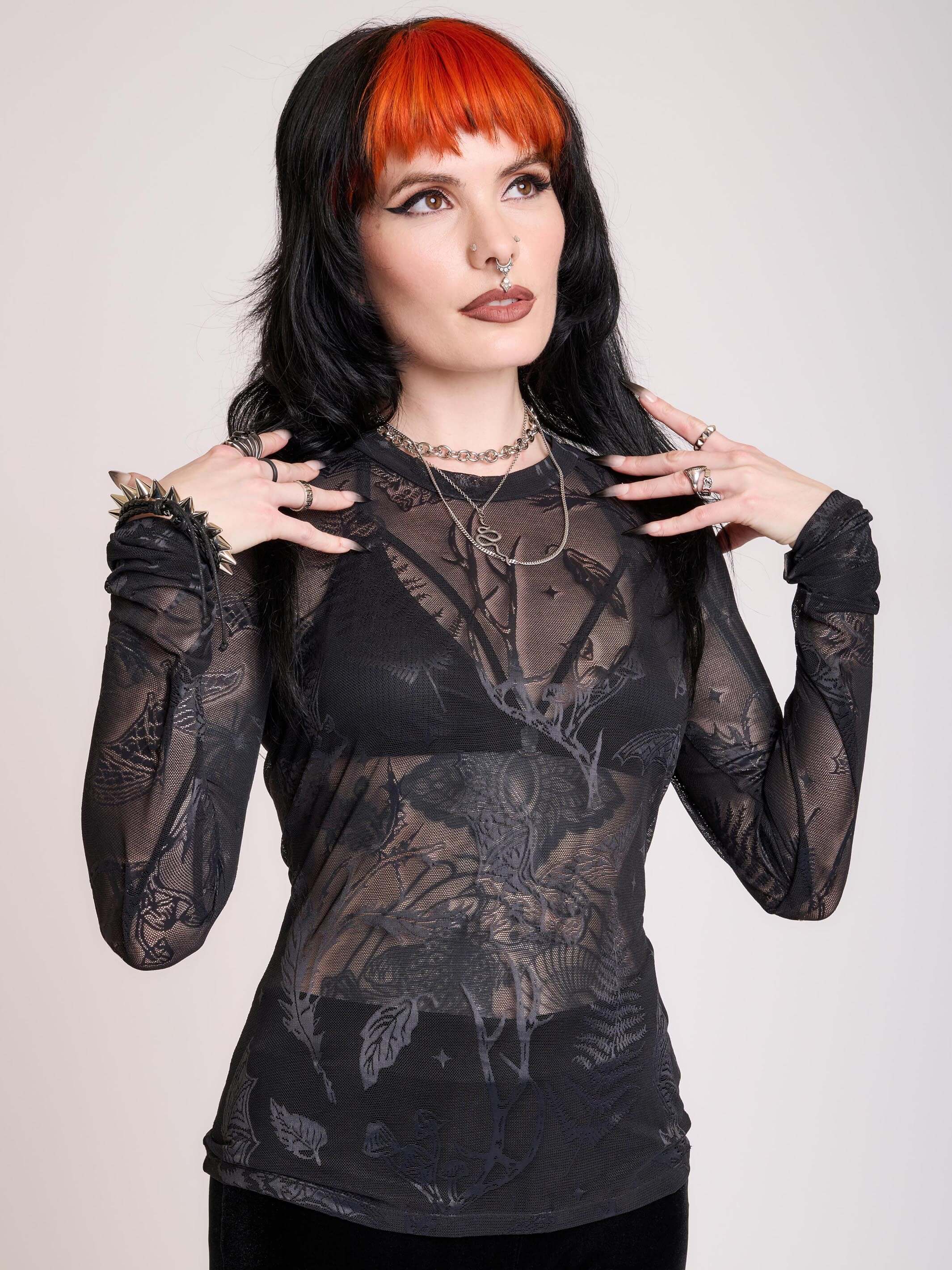 Bat Lace Top