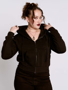 Cropped Forest Witch Hoodie