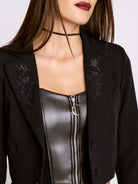 Raven Crop Blazer