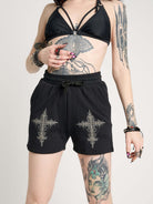 Victorian Cross Sweat Shorts