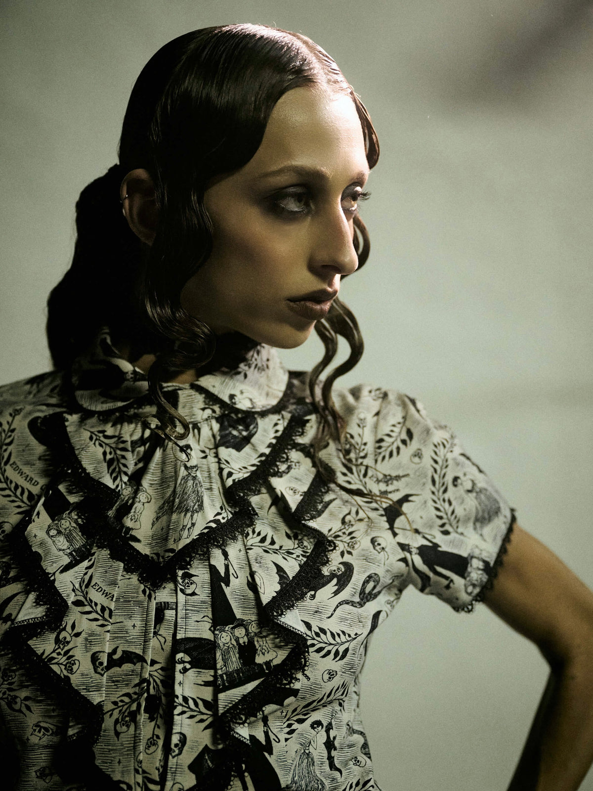 Edward Gorey Victorian blouse
