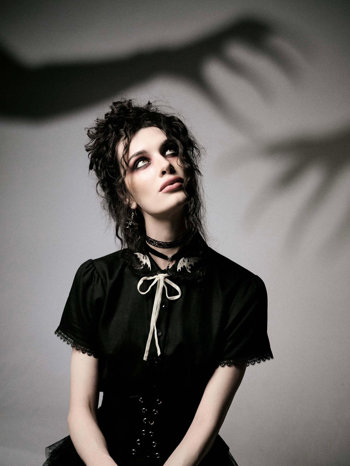 Edward Gorey bat blouse
