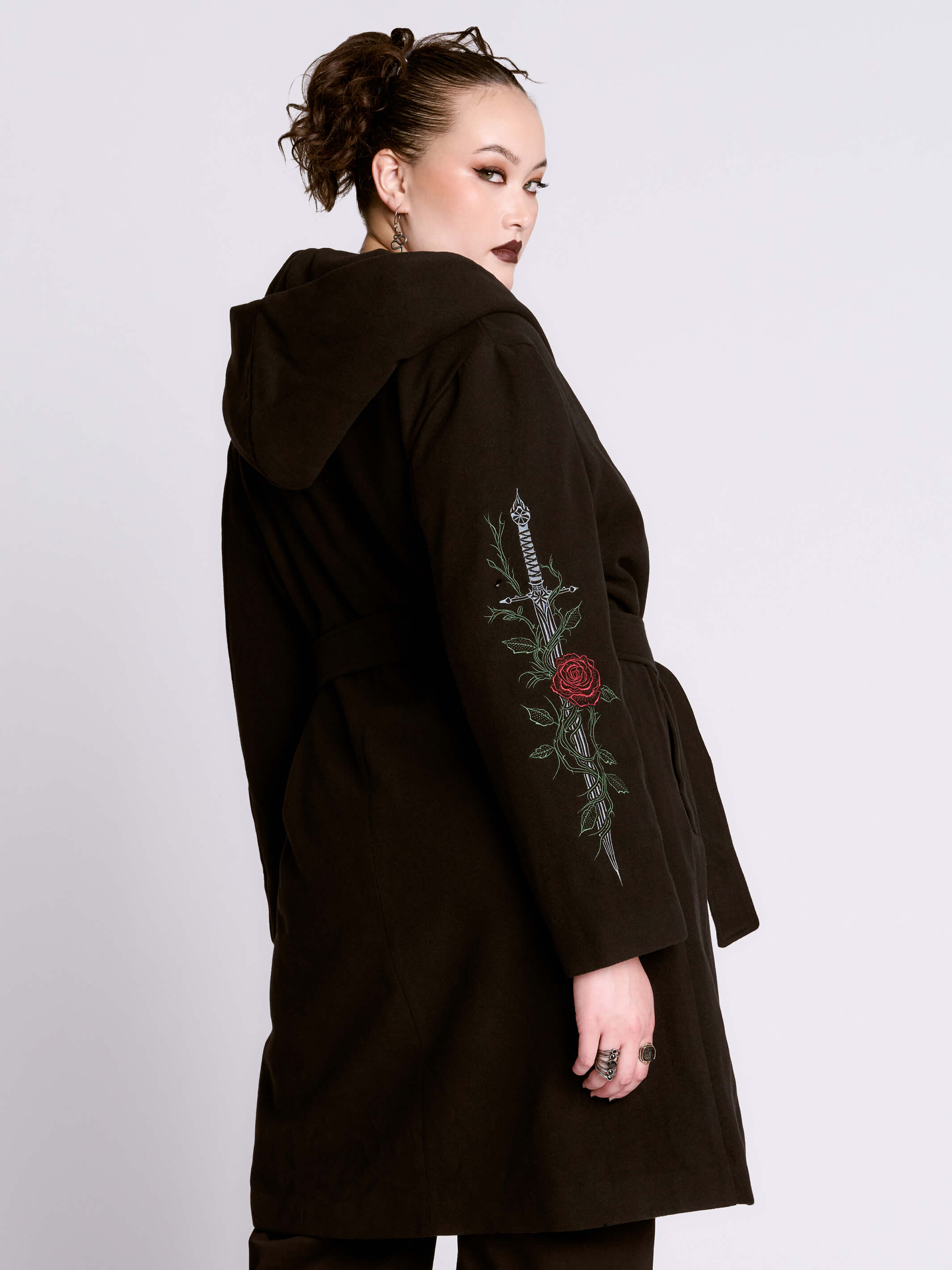 Dagger HOODED WOOL CLOAK