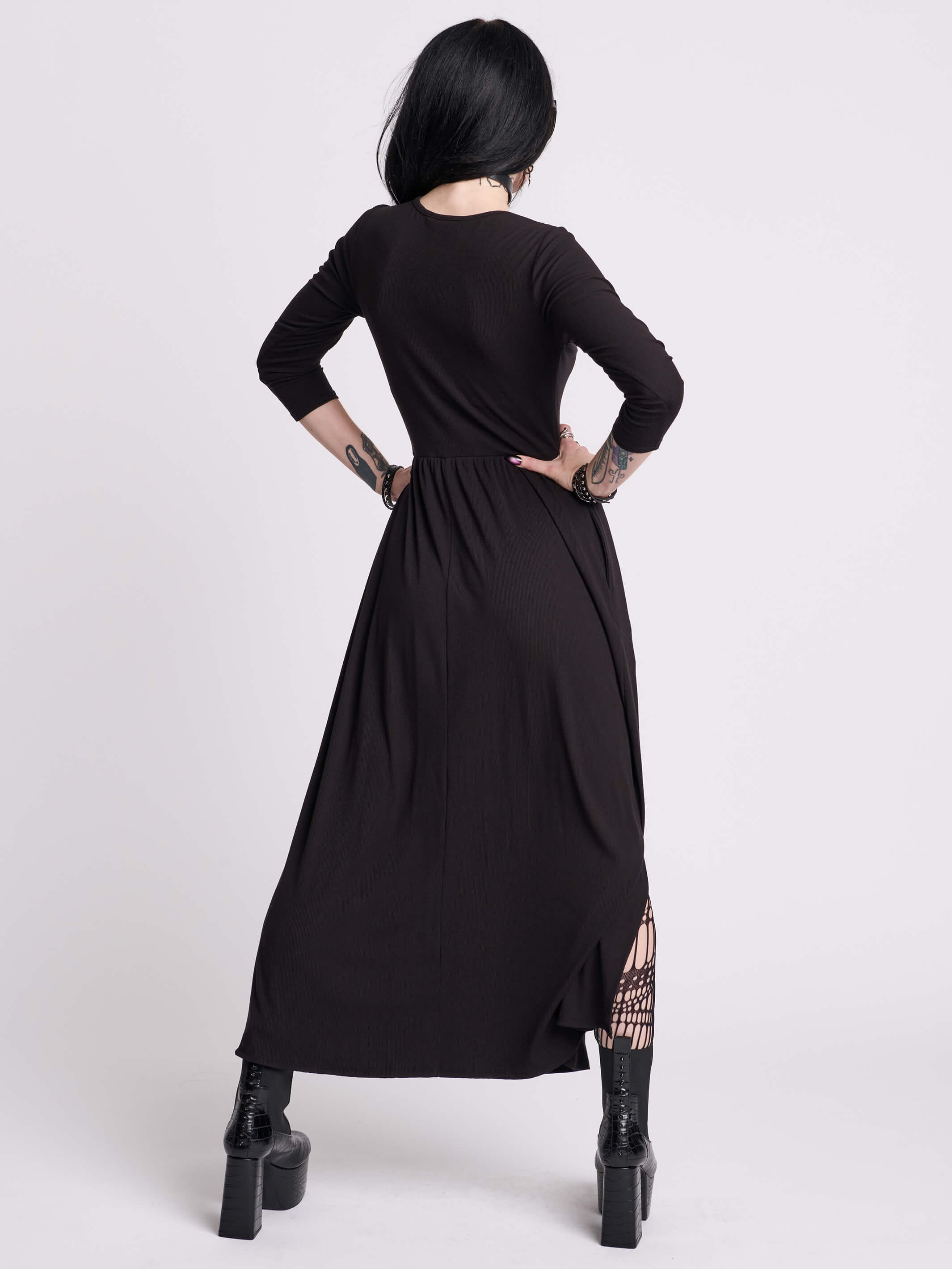 DARK DELIGHTS MAXI DRESS