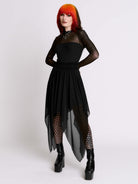 DARK BALLERINA CHIFFON SKIRT