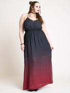 OMBRE CHIFFON MAXI DRESS