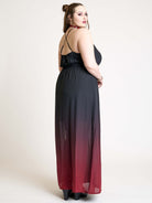 OMBRE CHIFFON MAXI DRESS