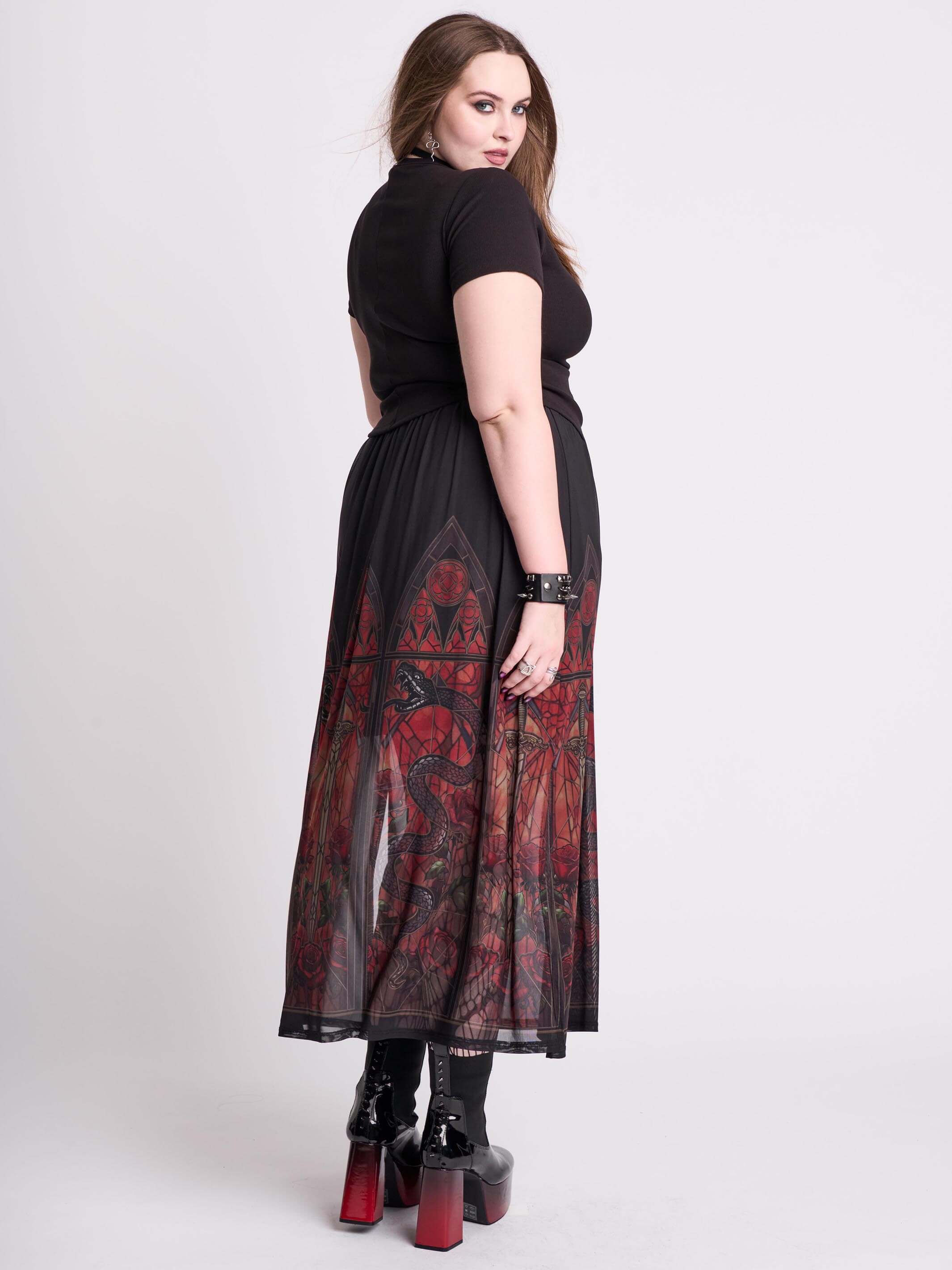 DRAGON'S HOUSE MAXI SKIRT