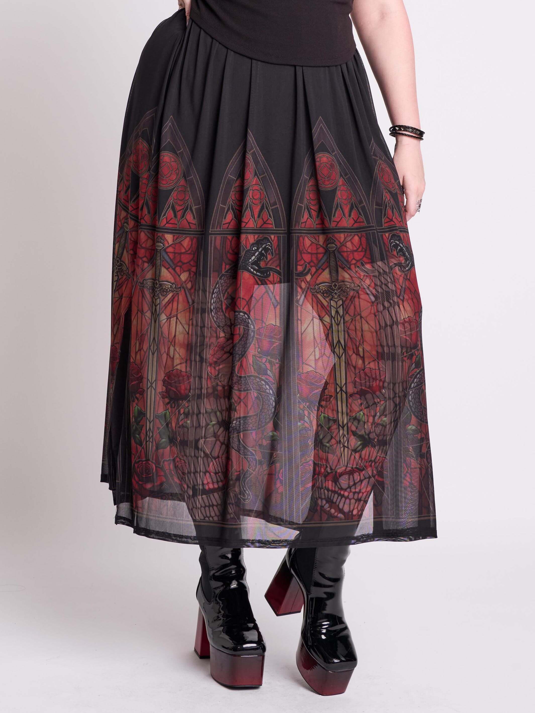 DRAGON'S HOUSE MAXI SKIRT