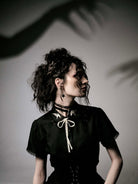 Edward Gorey bat blouse
