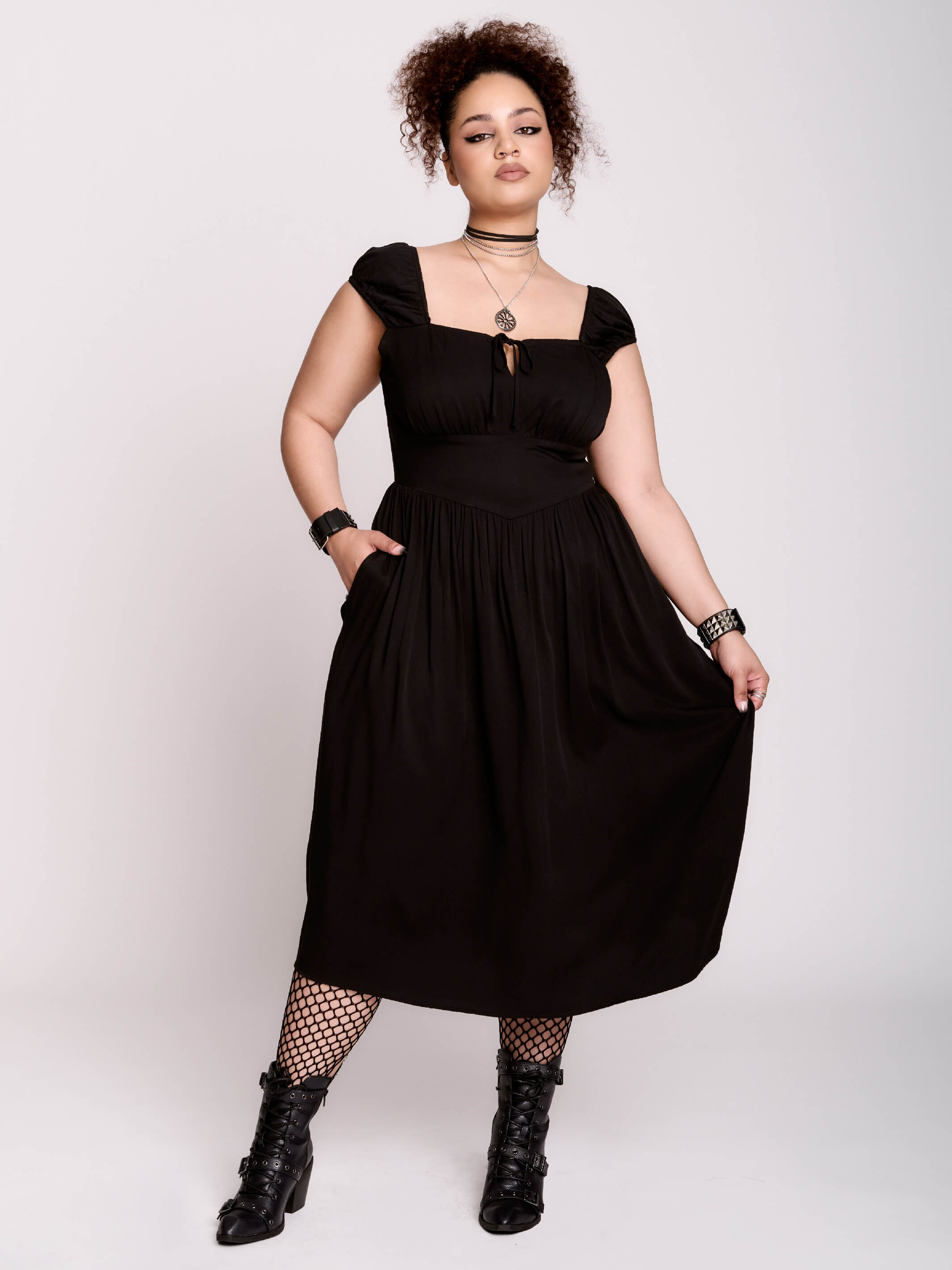 FAIR MAIDEN MIDI DRESS