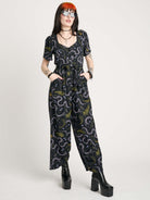 FLORAL SNAKE JUMPSUIT