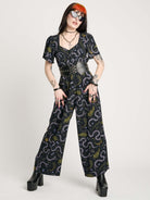 FLORAL SNAKE JUMPSUIT