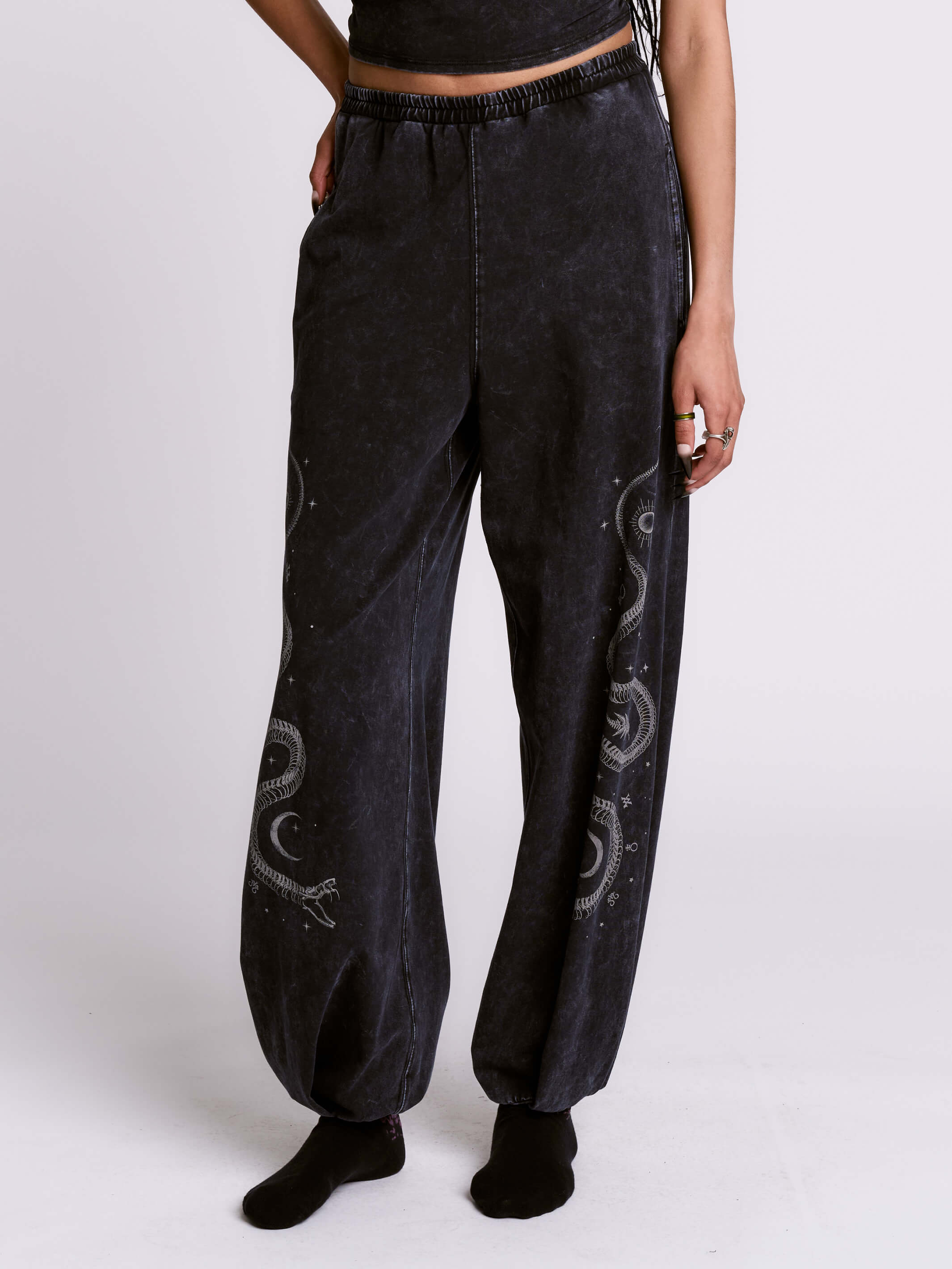 FOREST WITCH MINERAL WASH lounge PANTS