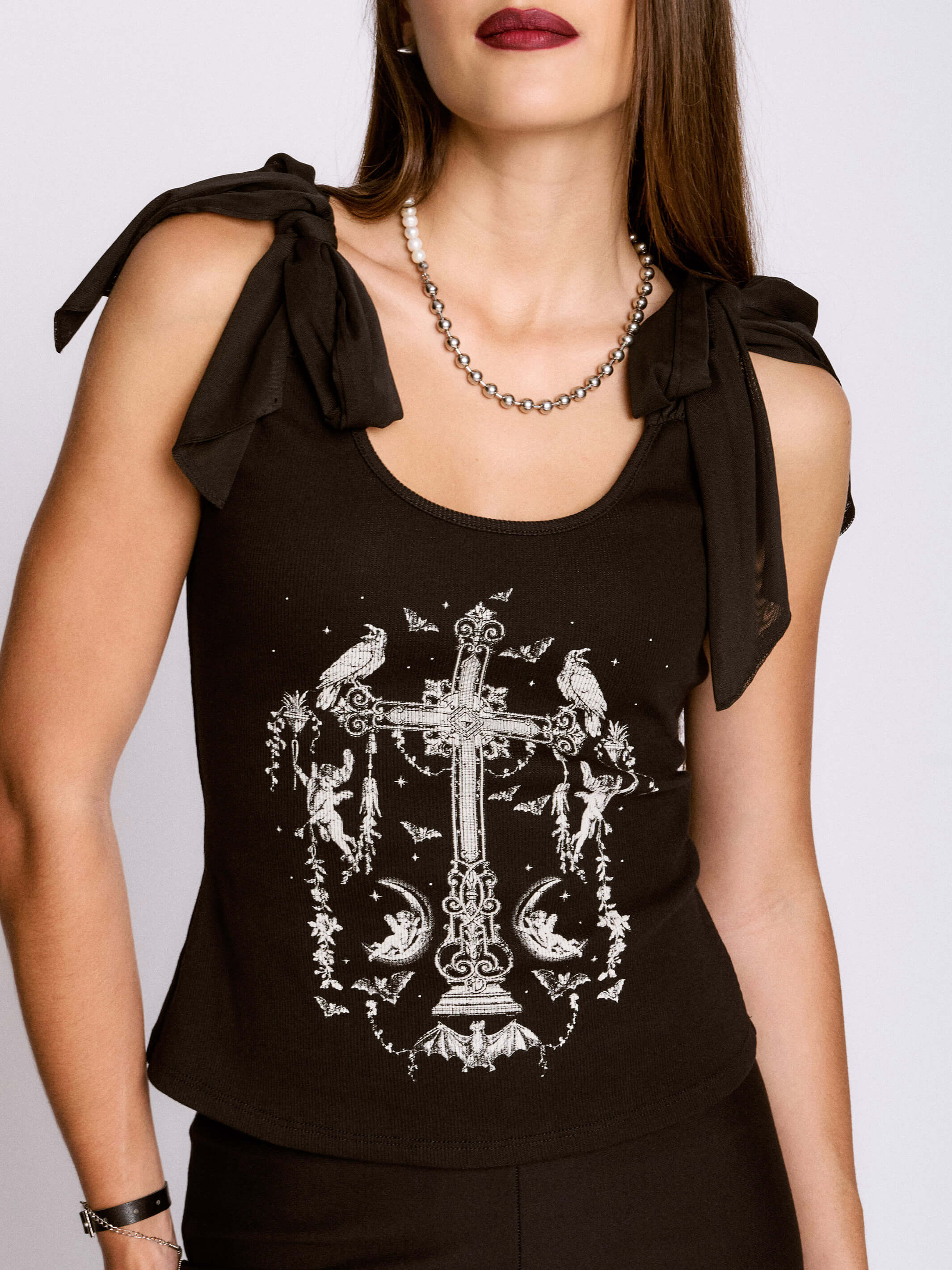gothic toile tank