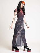 GRAVEYARD MESH DRESS