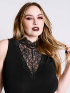 Black Lace Top