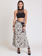 FISHNET HI NECK BRALETTE