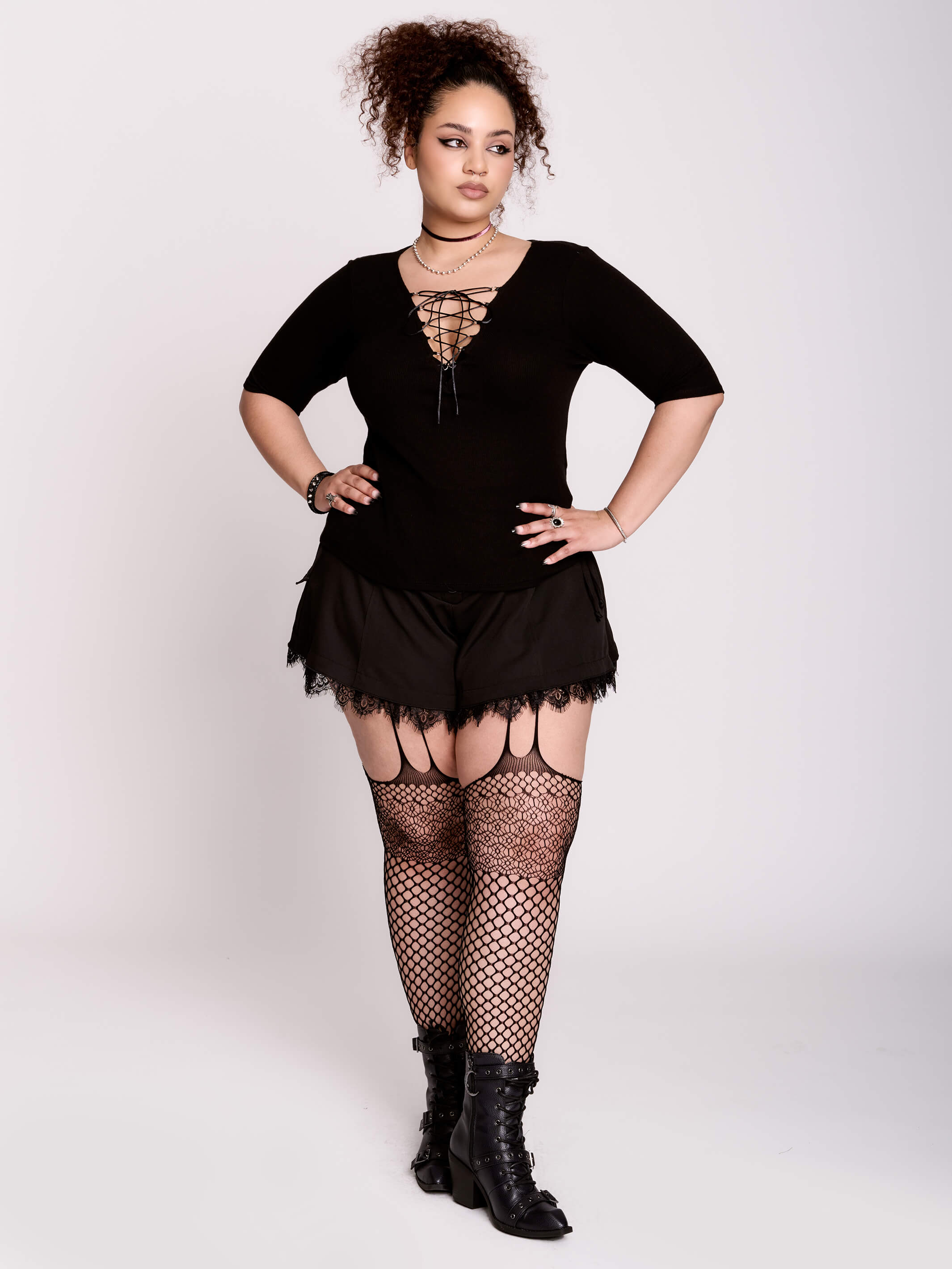 Lacey Tie Up Shorts
