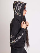 magician tarot zip up hoodie