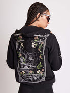 magician tarot zip up hoodie